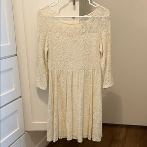Free People Ivory Lace dress